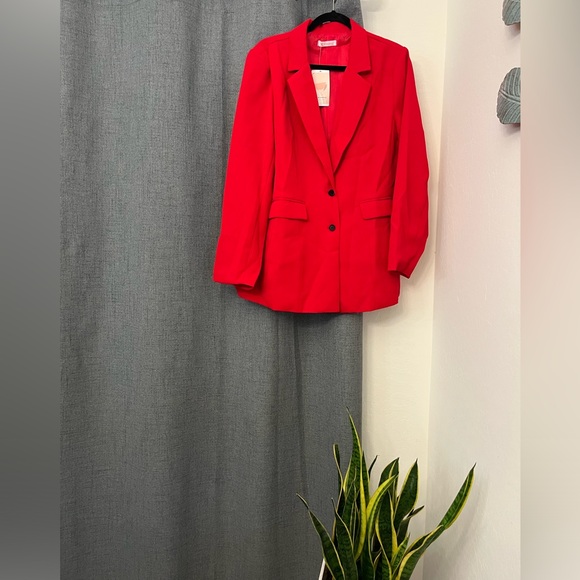 KIRUNDO Womens Blazer Long Sleeve Button With Pockets - Picture 6 of 7